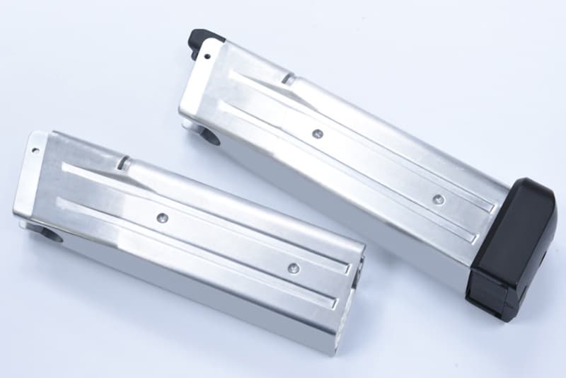 GUARDER ライトウェイト アルミマガジンケース Hi-CAPAシリーズ用 シルバー [マーキング：ノーマーク / STI CUSTOM / PHANTOM]