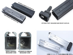 GUARDER ライトウェイト アルミマガジンケース Hi-CAPAシリーズ用 シルバー [マーキング：ノーマーク / STI CUSTOM / PHANTOM]