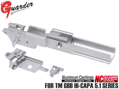 GUARDER アルミ 軽量ミッドフレーム for TM GBB Hi-CAPA5.1 [タイプ：NO MARKING / INFINITY / STI 2011 / SVI]