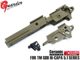 GUARDER アルミ 軽量ミッドフレーム for TM GBB Hi-CAPA5.1 [タイプ：NO MARKING / INFINITY / STI 2011 / SVI]