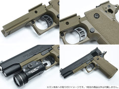 GUARDER アルミ 軽量ミッドフレーム for TM GBB Hi-CAPA5.1 [タイプ：NO MARKING / INFINITY / STI 2011 / SVI]