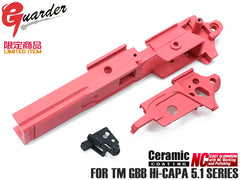 GUARDER アルミ 軽量ミッドフレーム for TM GBB Hi-CAPA5.1 [タイプ：NO MARKING / INFINITY / STI 2011 / SVI]