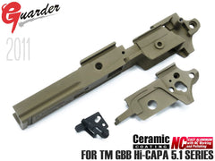 GUARDER アルミ 軽量ミッドフレーム for TM GBB Hi-CAPA5.1 [タイプ：NO MARKING / INFINITY / STI 2011 / SVI]
