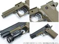 GUARDER アルミ 軽量ミッドフレーム for TM GBB Hi-CAPA5.1 [タイプ：NO MARKING / INFINITY / STI 2011 / SVI]