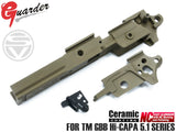 GUARDER アルミ 軽量ミッドフレーム for TM GBB Hi-CAPA5.1 [タイプ：NO MARKING / INFINITY / STI 2011 / SVI]