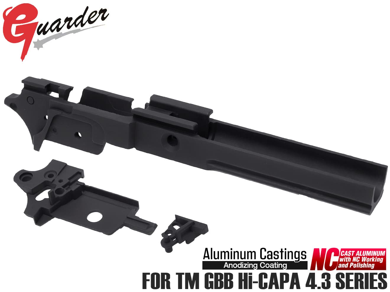 GUARDER アルミ 軽量ミッドフレーム for TM GBB Hi-CAPA5.1 [タイプ