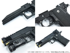 GUARDER アルミ 軽量ミッドフレーム ゴールドマッチタイプ for TM GBB Hi-CAPA5.1 [タイプ：NO MARKING / INFINITY / STI 2011 / SVI]