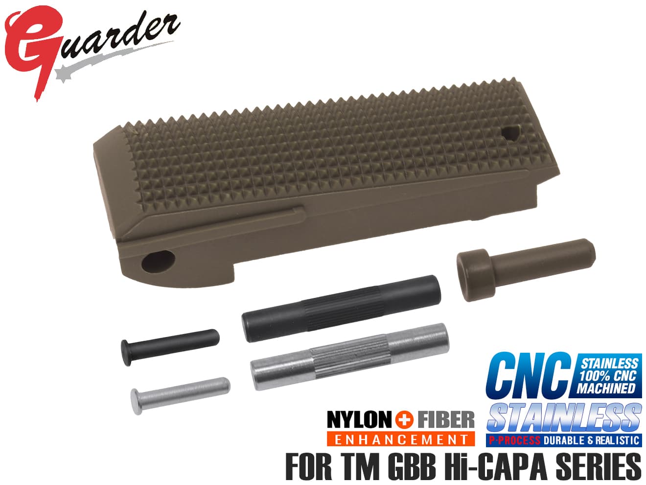 GUARDER ナイロンファイバー 軽量ハンマーSPハウジンク スタンダード Hi-CAPAシリーズ [カラー：BK / FDE]