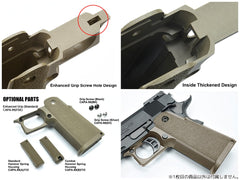 GUARDER ナイロン+ファイバー 強化グリップ スタンダードデザイン Hi-CAPAシリーズ [カラー：BK / FDE]