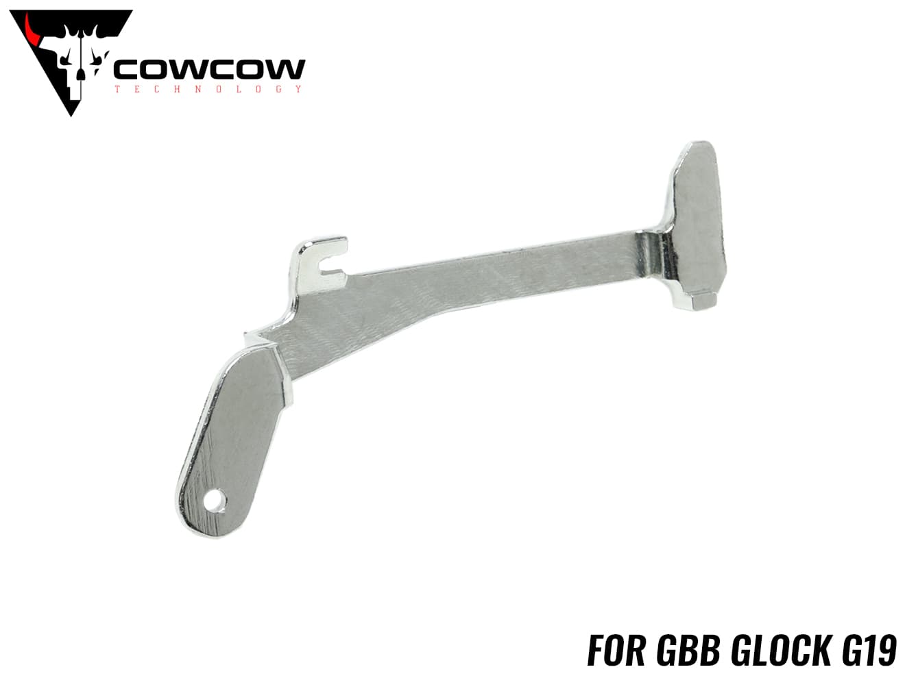COWCOW TECHNOLOGY ハイカーボンスチール CNCトリガーバー 東京マルイ GBB GLOCK [適合機種：G17・G26 / G19]