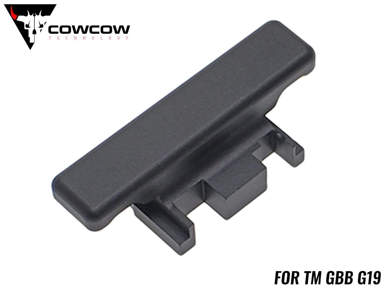 COWCOW TECHNOLOGY コッキングハンドル 東京マルイ GBB G19 [カラー：シルバー / ブラック]