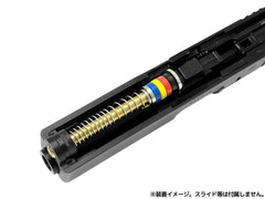 COWCOW TECHNOLOGY ステンレス リコイルスプリングガイド 東京マルイ GBB G19 [カラー：シルバー / TiALNブラック / TiNゴールド]