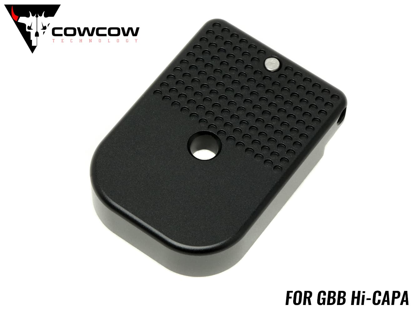 COWCOW TECHNOLOGY D01 ドットタック マガジンベース Hi-CAPA [カラー：ブラック / シルバー / レッド / ゴールド / レインボー]