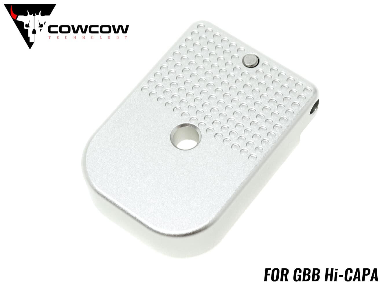 COWCOW TECHNOLOGY D01 ドットタック マガジンベース Hi-CAPA [カラー：ブラック / シルバー / レッド / ゴールド / レインボー]