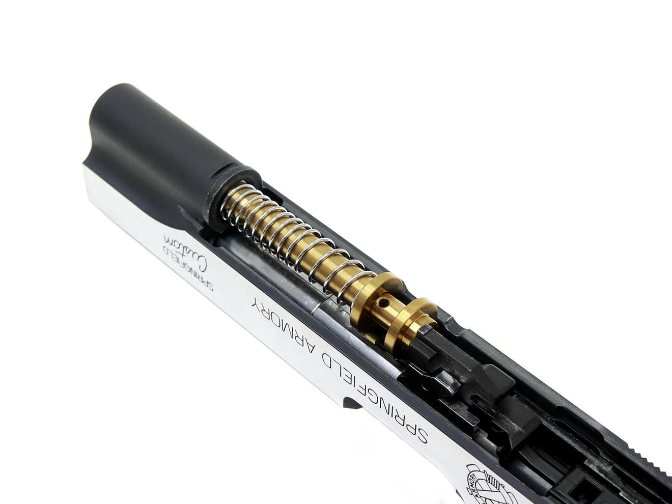 COWCOW TECHNOLOGY RM1 ダンパーリコイルスプリングガイドシステム TiALN Hi-CAPA / 1911 [カラー：ブラック / シルバー / ゴールド / レインボー]