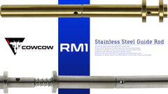 COWCOW TECHNOLOGY RM1 ダンパーリコイルスプリングガイドシステム TiALN Hi-CAPA / 1911 [カラー：ブラック / シルバー / ゴールド / レインボー]