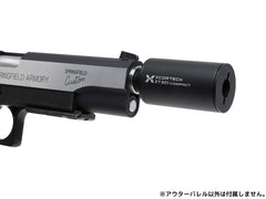 COWCOW TECHNOLOGY OB1 ステンレス スレッドアウターバレル .40S&W TM Hi-CAPA5.1 [カラー：シルバー / TiALNブラック / TiNゴールド]