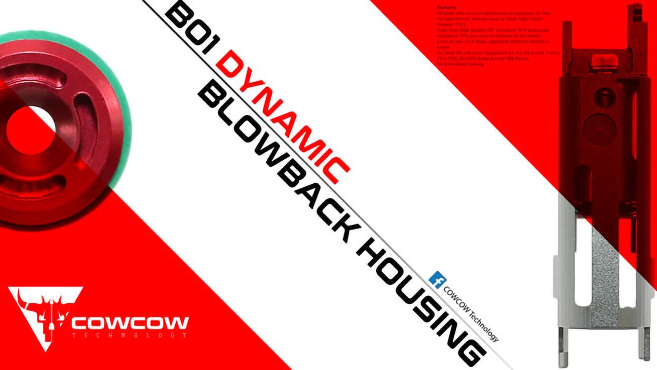 COWCOW TECHNOLOGY B01 ダイナミック ライトウェイト ブリーチ Hi-CAPA / 1911 [カラー：シルバー / ブラック]