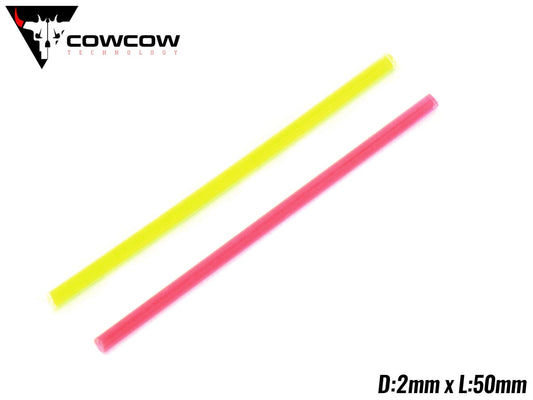 COWCOW TECHNOLOGY ファイバーオプティック ガンサイト用 グリーン&レッド [サイズ：2mm / 1.5mm]