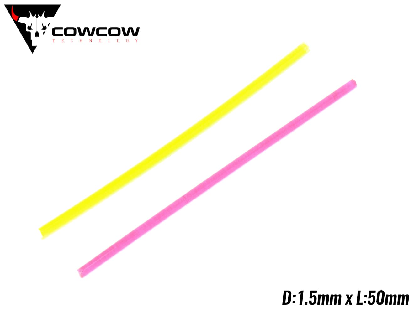 COWCOW TECHNOLOGY ファイバーオプティック ガンサイト用 グリーン&レッド [サイズ：2mm / 1.5mm]