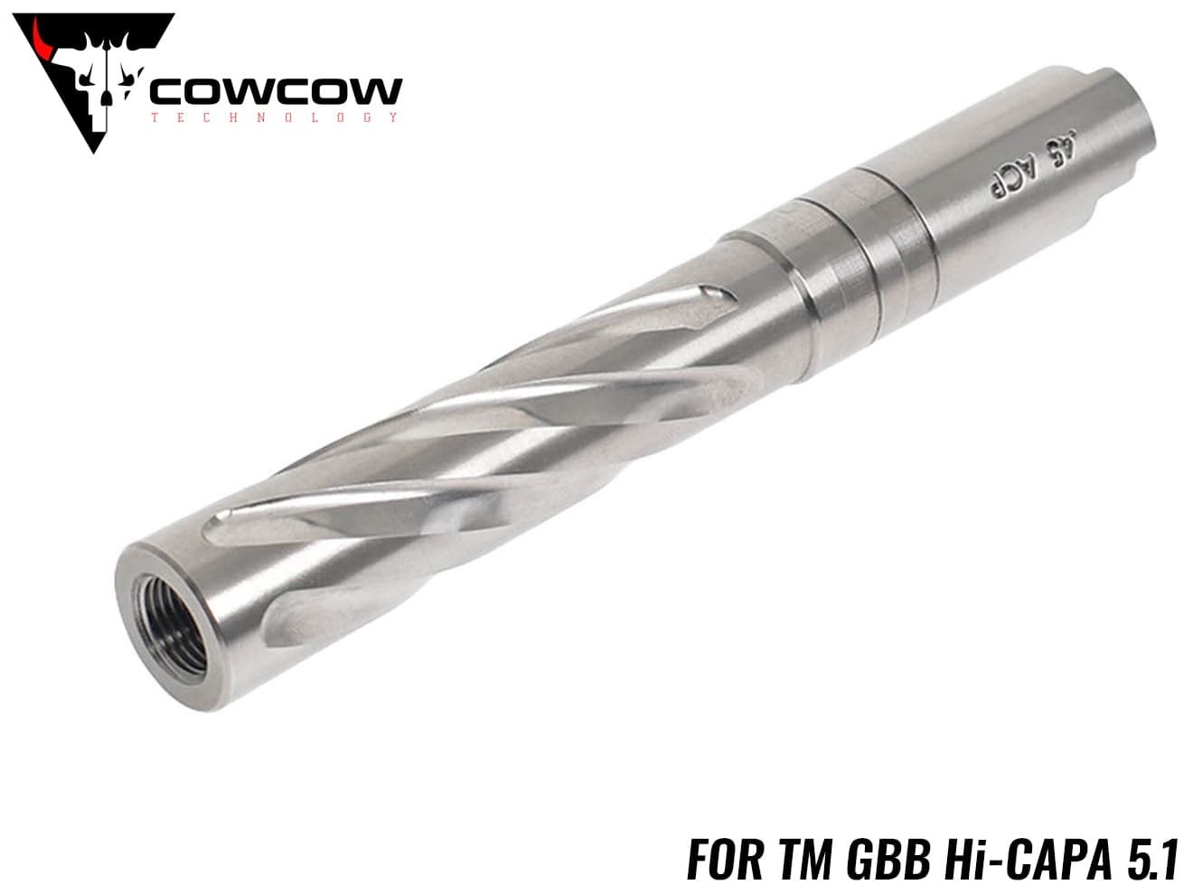 COWCOW TECHNOLOGY OB1 ステンレス スレッドアウターバレル