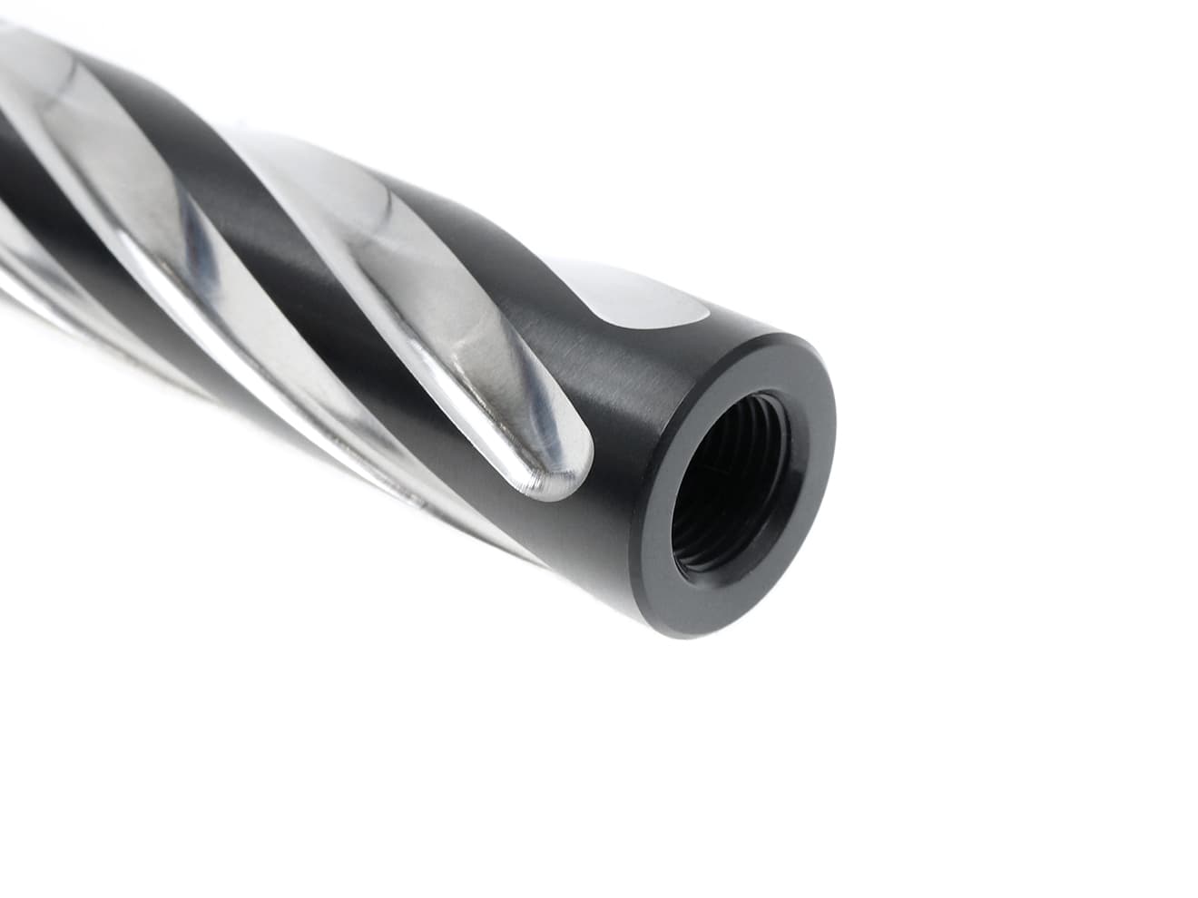 COWCOW TECHNOLOGY Tornado ステンレス スレッドアウターバレル .45ACP TM Hi-CAPA5.1 [カラー：シルバー / TiALNブラック / TiNゴールド]