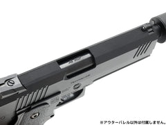 COWCOW TECHNOLOGY ステンレス スレッドアウターバレル .45ACP TM Hi-CAPA4.3 [カラー：シルバー / TiALNブラック / TiNゴールド]