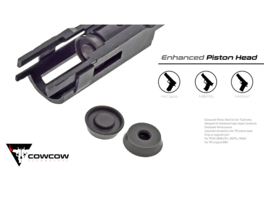 COWCOW TECHNOLOGY 強化ピストンヘッド M45スタイル Hi-CAPA/1911/M45/M&P9