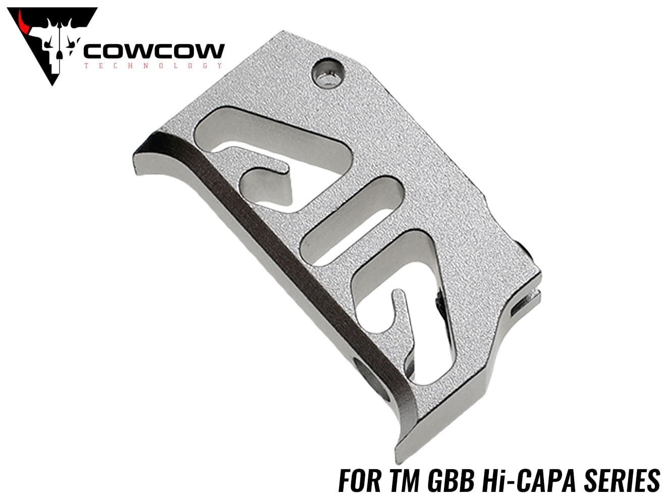 COWCOW TECHNOLOGY アルミ アジャスタブルトリガー T2 TM Hi-CAPAシリーズ [カラー：ブラック / シルバー / ゴールド / レッド / レインボー]