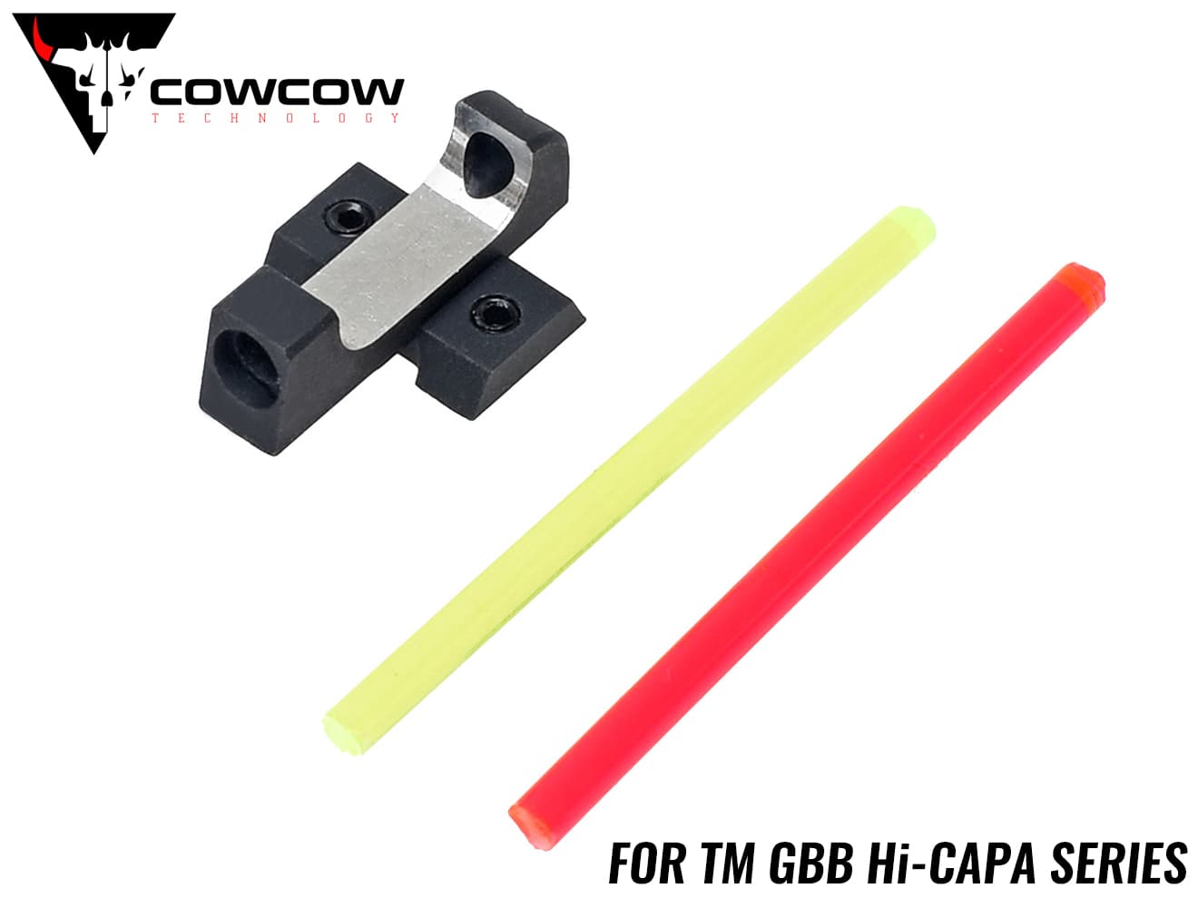 COWCOW TECHNOLOGY T1 ファイバーオプティック フロントサイト TM Hi-CAPAシリーズ