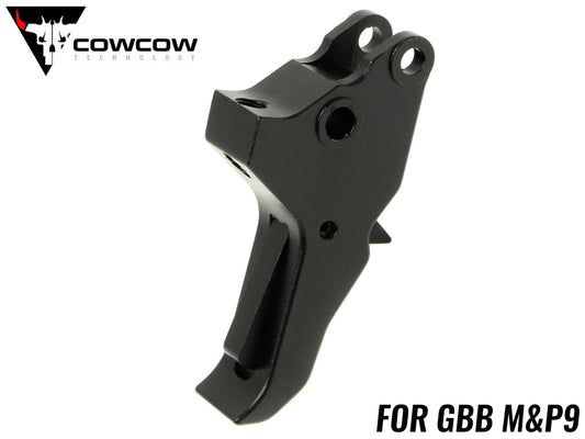 COWCOW TECHNOLOGY A6061 CNCタクティカルトリガー M&P9 [カラー：ブラック / シルバー]