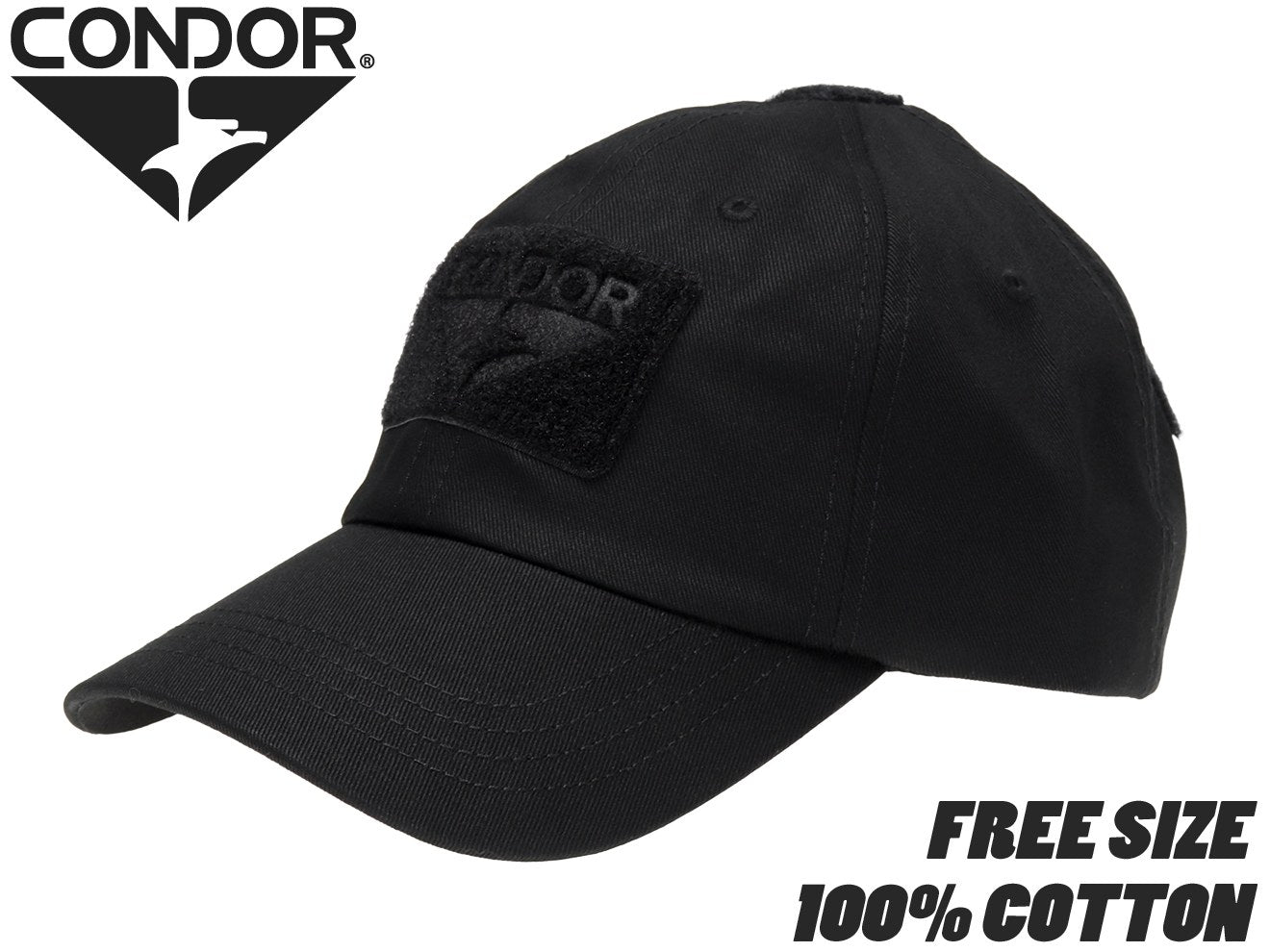 CONDOR OUTDOOR タクティカルキャップ [カラー：ブラック / ブラックマルチカム / OD]