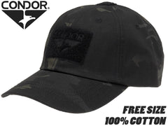 CONDOR OUTDOOR タクティカルキャップ [カラー：ブラック / ブラックマルチカム / OD]
