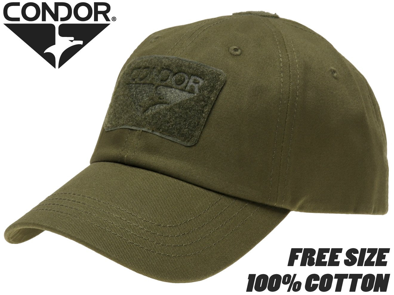 CONDOR OUTDOOR タクティカルキャップ [カラー：ブラック / ブラックマルチカム / OD]