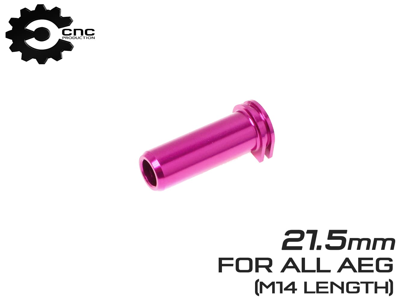 CNC Production CNC アルミエアシールノズル   [長さ：19.7mm / 20.3mm / 20.7mm / 20.8mm / 21mm / 21.3mm / 21.4mm / 21.5mm / 24.3mm / 24.7mm / 28.3mm]