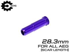 CNC Production CNC アルミエアシールノズル   [長さ：19.7mm / 20.3mm / 20.7mm / 20.8mm / 21mm / 21.3mm / 21.4mm / 21.5mm / 24.3mm / 24.7mm / 28.3mm]