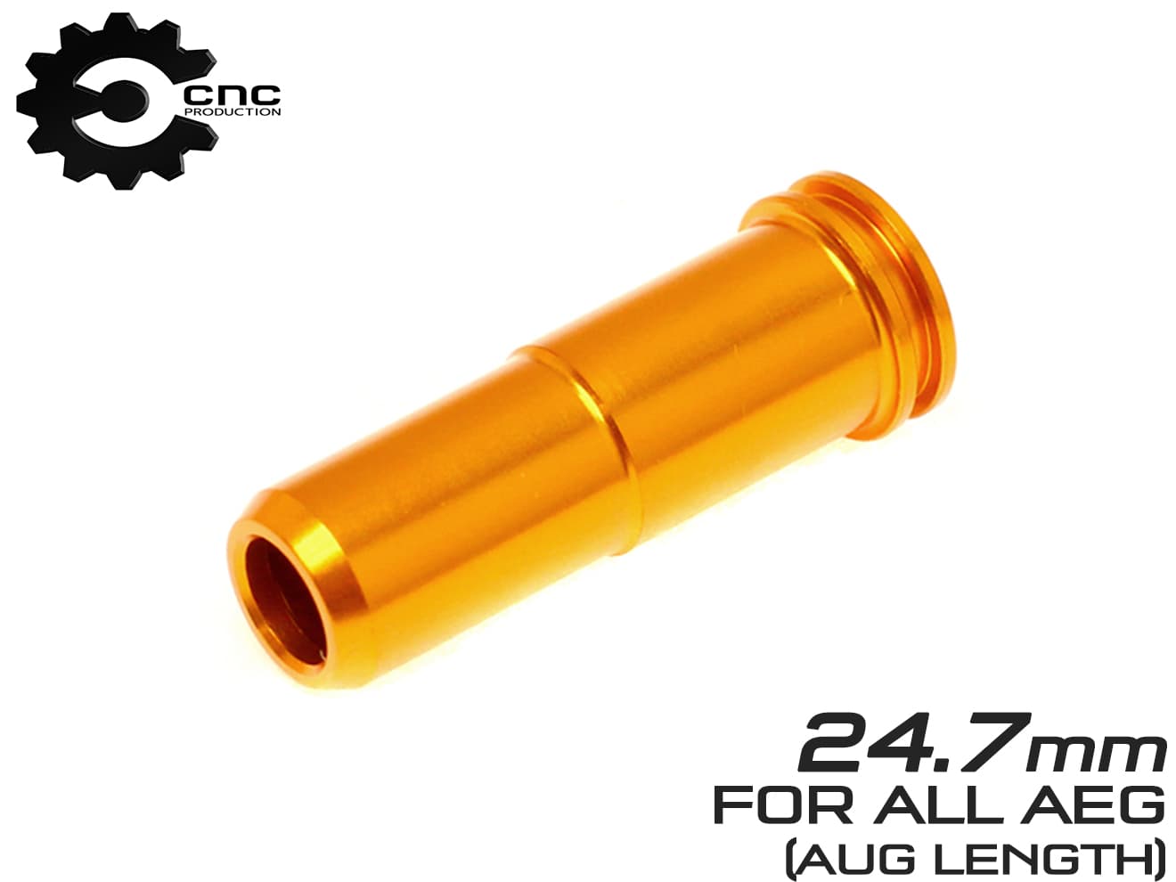 CNC Production CNC アルミエアシールノズル   [長さ：19.7mm / 20.3mm / 20.7mm / 20.8mm / 21mm / 21.3mm / 21.4mm / 21.5mm / 24.3mm / 24.7mm / 28.3mm]