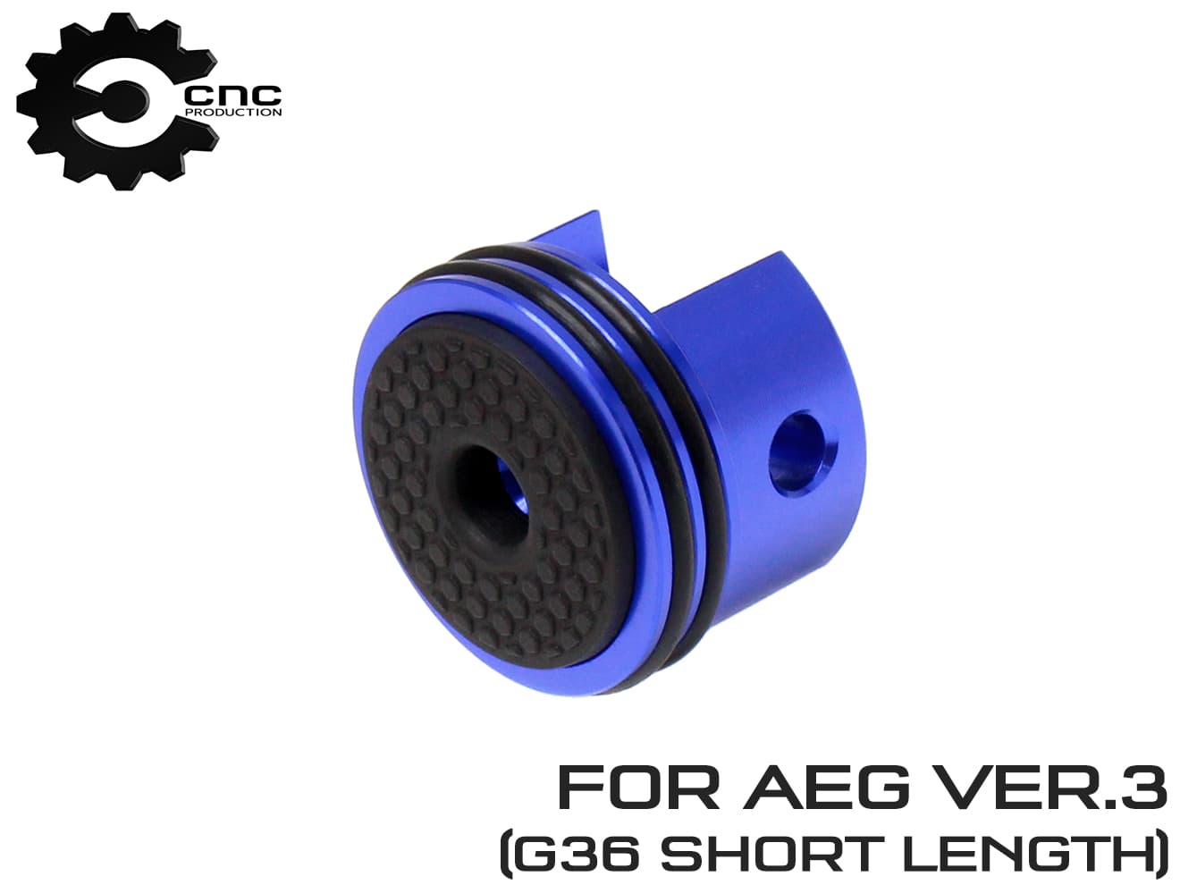 CNC Production ダンパー シリンダーヘッド [対応軸受：Ver 2 / Ver 3 / G36ショート / AUG / SIG]