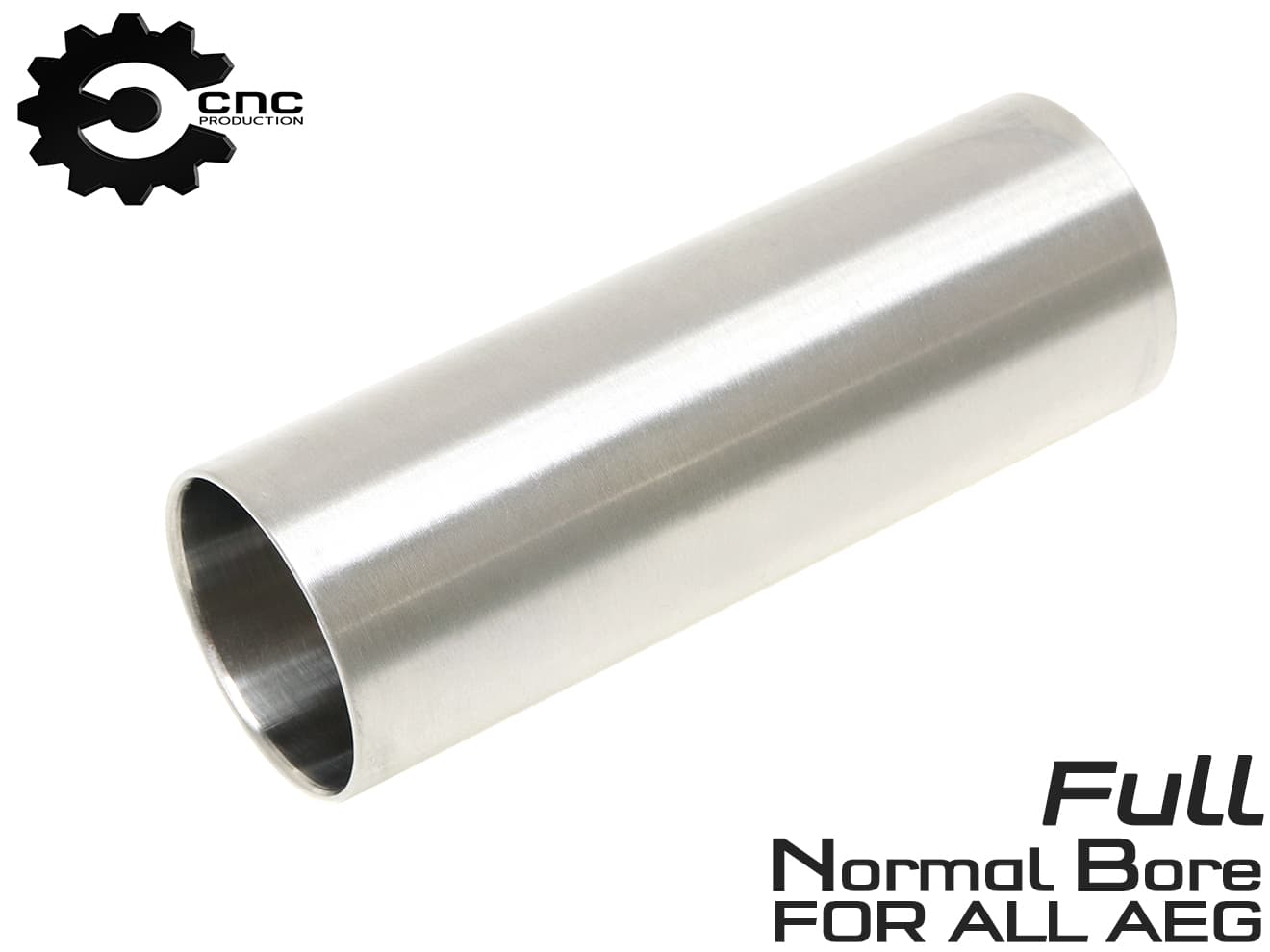 CNC Production CNC 4 / 5 ステンレスシリンダー ティアドロップ 電動ガン 加速シリンダー [内面(外面)：スムース(放熱) / スムース]
