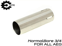 CNC Production CNC 3 / 4 ステンレスシリンダー 電動ガン 加速シリンダー [内面：スムース / クロスハッチ]