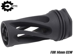 CNC Production HUXWRX ステンレスフラッシュハイダー for 14mmCCW [タイプ：QD-762 / QD-556]