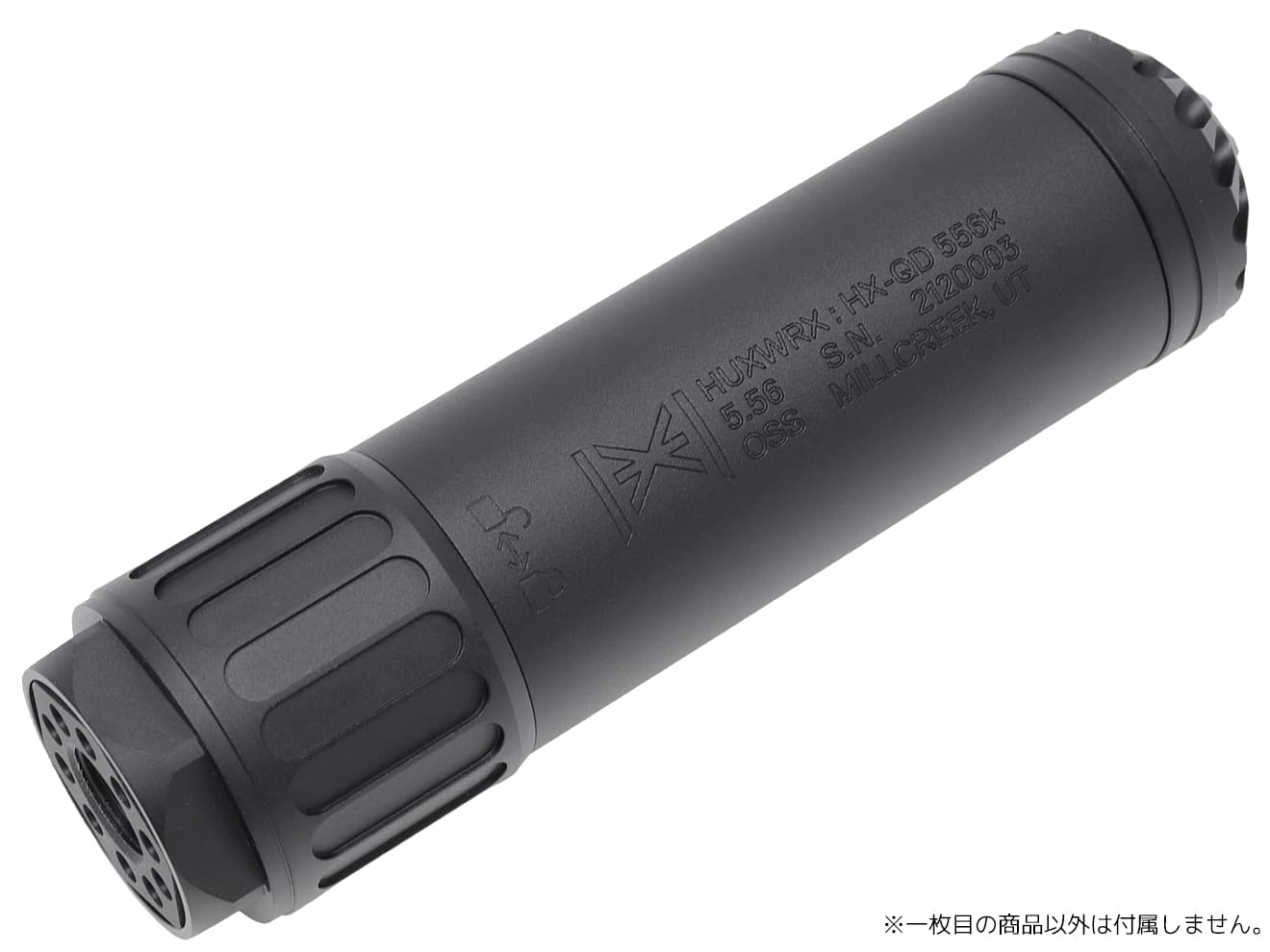 CNC Production HUXWRX ステンレスフラッシュハイダー for 14mmCCW [タイプ：QD-762 / QD-556]