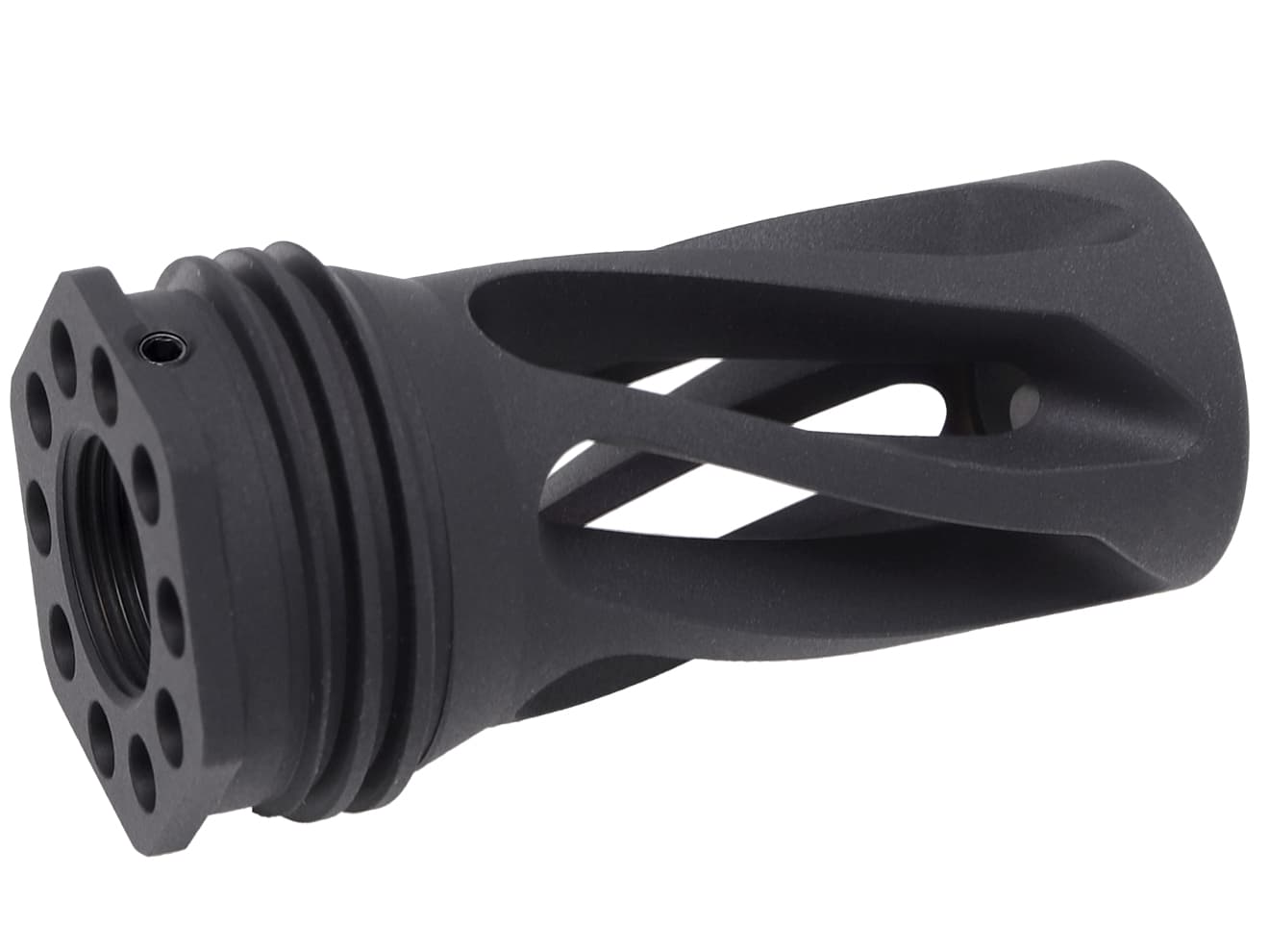 CNC Production HUXWRX ステンレスフラッシュハイダー for 14mmCCW [タイプ：QD-762 / QD-556]