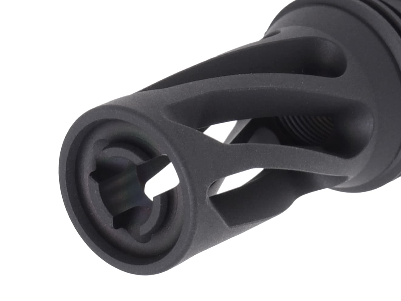 CNC Production HUXWRX ステンレスフラッシュハイダー for 14mmCCW [タイプ：QD-762 / QD-556]