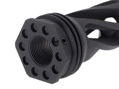 CNC Production HUXWRX ステンレスフラッシュハイダー for 14mmCCW [タイプ：QD-762 / QD-556]