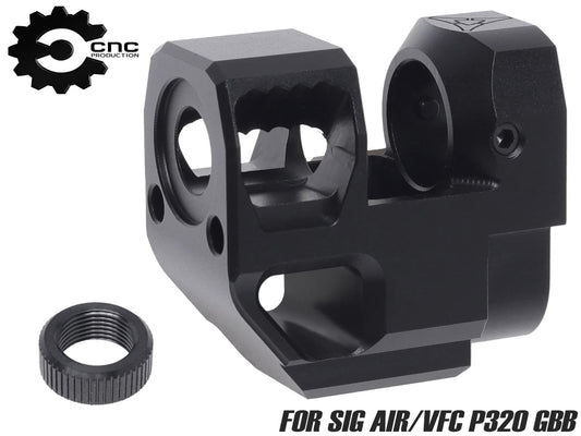 CNC Production KIスタイル アルミCNC ベロシティ コンペンセイター for SIG AIR/VFC P320 GBB