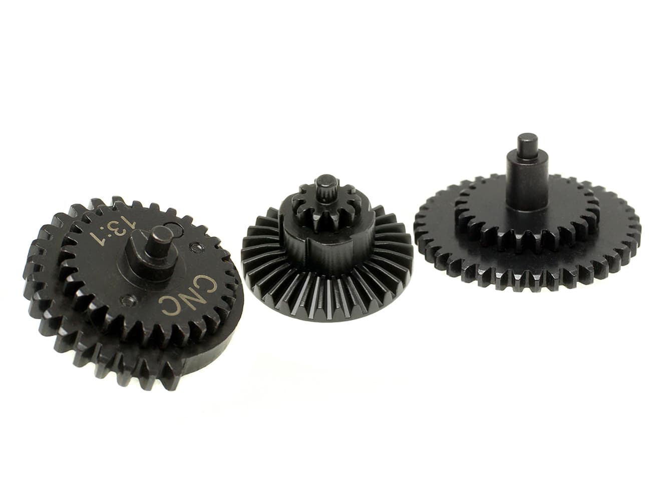CNC Production スチールCNCギアセット [ギア比：18：1スタンダード / 13：1ハイスピード / 16：1ハイスピード / 32：1ハイトルク / 12：1ハイスピード]