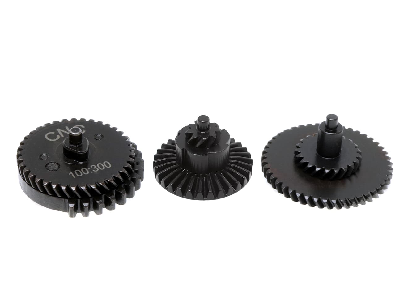 CNC Production スチールCNC ヘリカルギアセット [ギア比：100：200(23 ： 1) / 100：300(32 ： 1)]