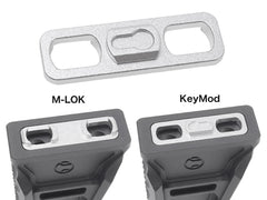 CNC Production RSAC CNC フォアグリップ KeyMod & M-LOK [カラー：ブラック / グレー]