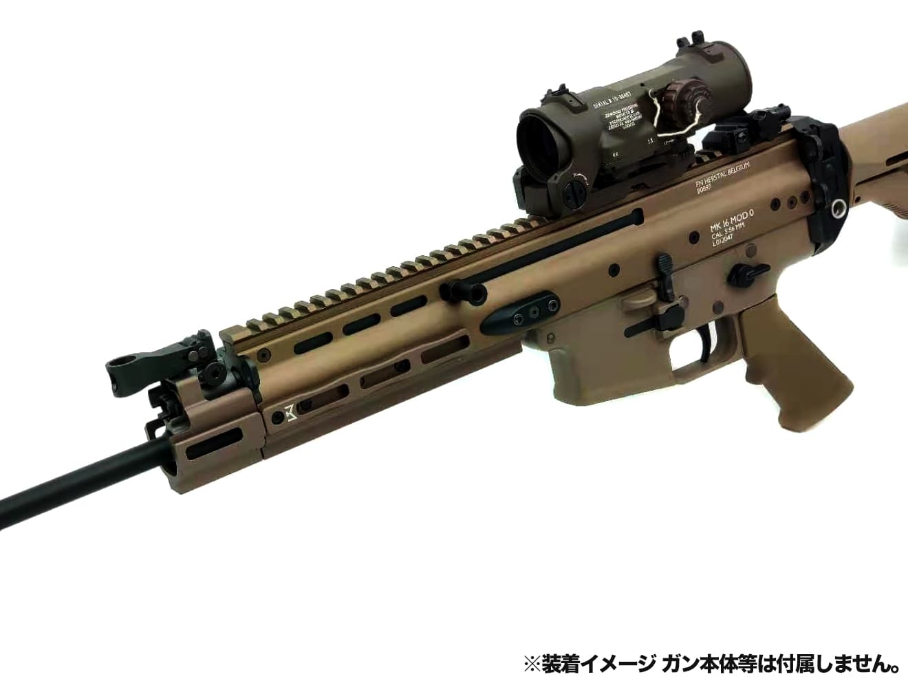 CNC Production アルミCNC MRE M-LOKレールエクステンションKIT マルイ SCARシリーズ [カラー：ブラック / DE]